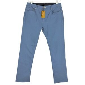 Elliot Muryan Men's Slim Fit Straight Leg Mid Rise Stretch Blue Pants 40x30 NWT